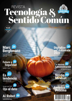 A cover from a Spanish magazine featuring an article about PM² team member