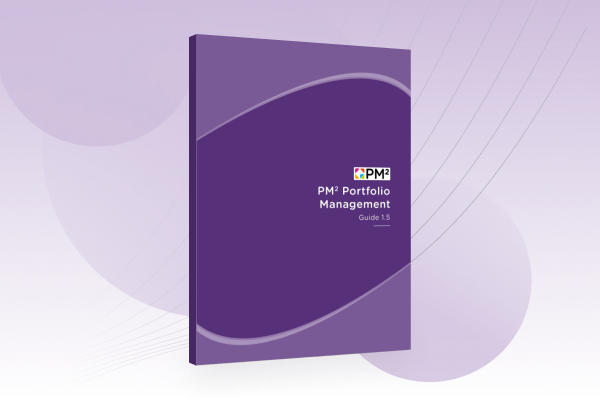 A visual representation of the PM² Portfolio Management Guide cover