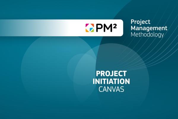 PM² Project Initiation Canvas cover with PM² logo